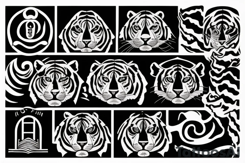 tiger tattoo idea