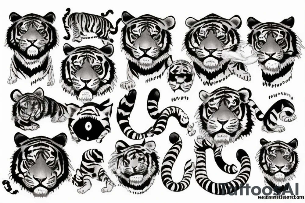 tiger tattoo idea
