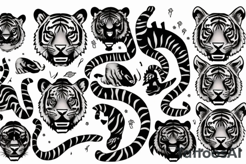 tiger tattoo idea