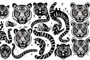 tiger tattoo idea