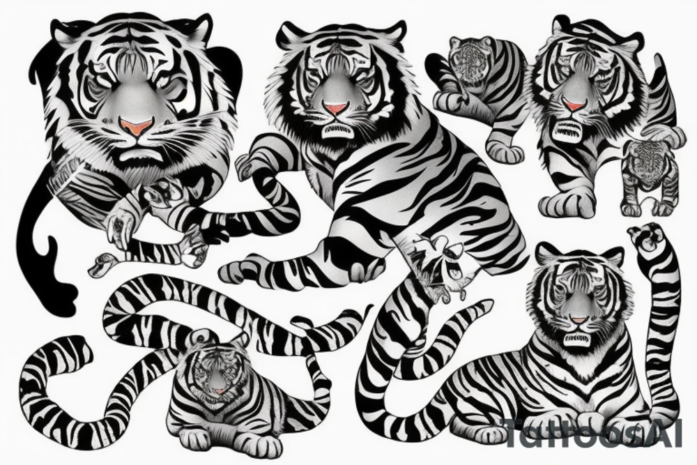 tiger tattoo idea