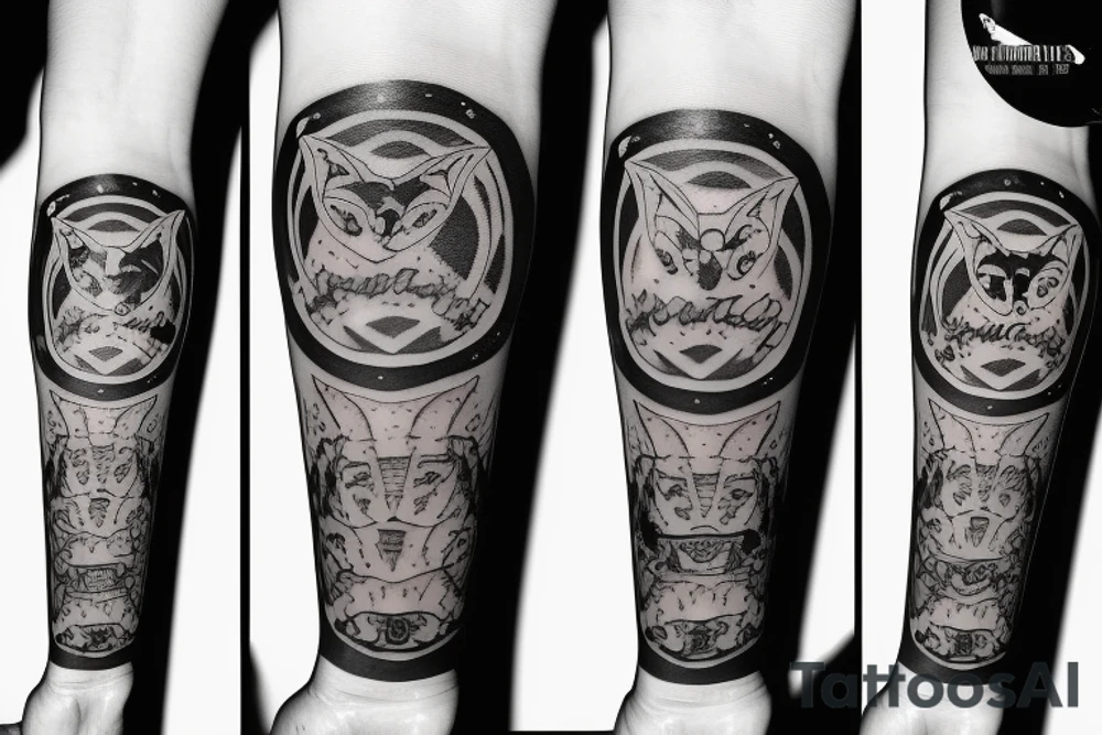 bat happy tattoo idea
