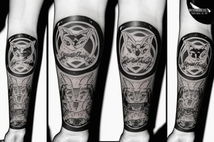 bat happy tattoo idea