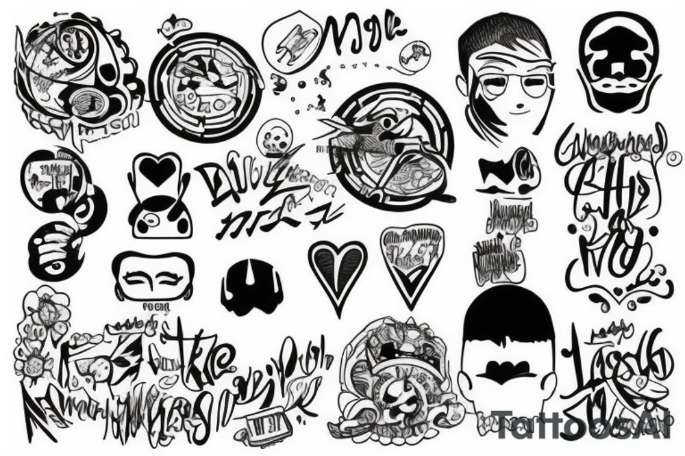 doodles tattoo idea