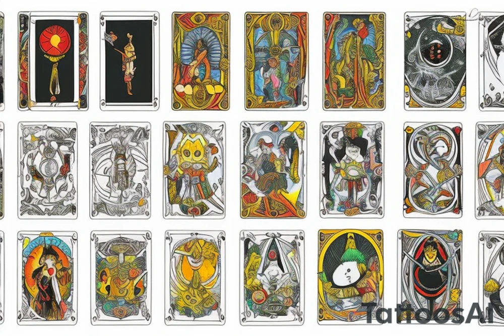 tarot card "The Fool" tattoo idea