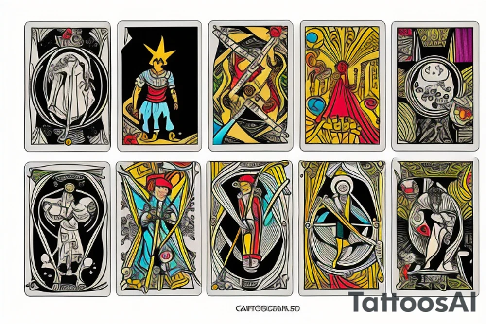 tarot card "The Fool" tattoo idea
