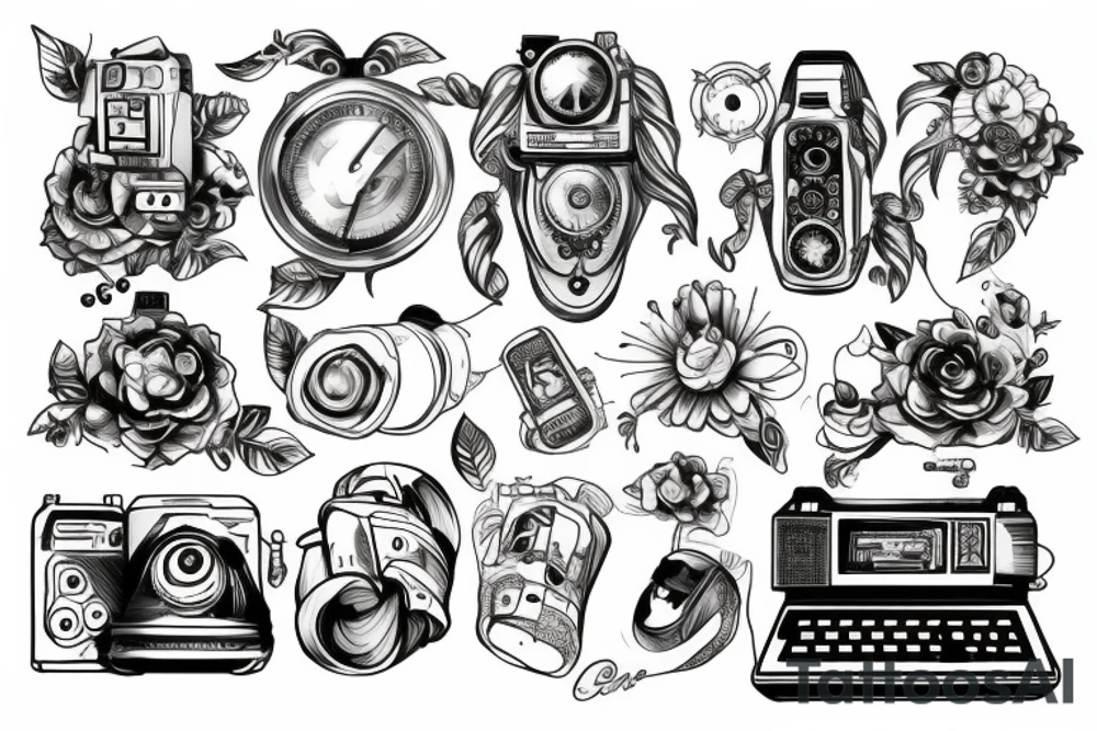 Technology related tattoo idea