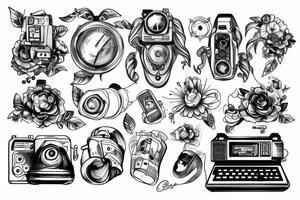 Technology related tattoo idea