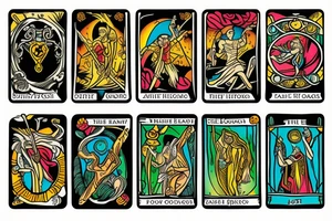 tarot card "The Fool" tattoo idea