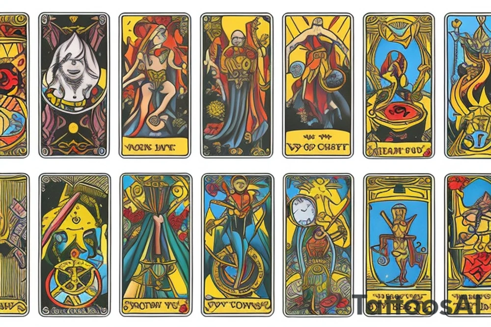 tarot card The Fool tattoo idea