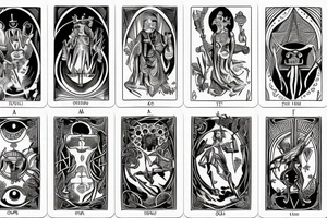 tarot card The Fool tattoo idea