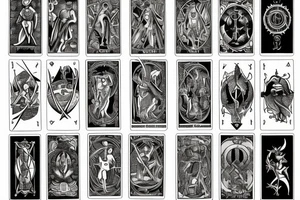 tarot card The Fool tattoo idea
