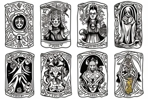 tarot The Fool tattoo idea