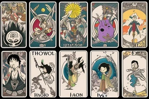 tarot card The Fool tattoo idea