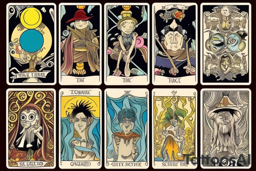 tarot card The Fool tattoo idea