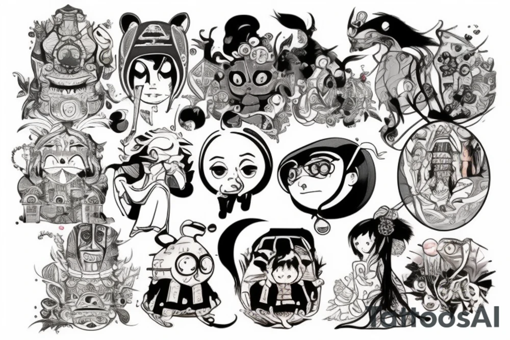 Карта таро Шут tattoo idea