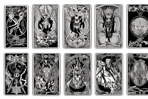 Tarot card Fool in anime stile tattoo idea
