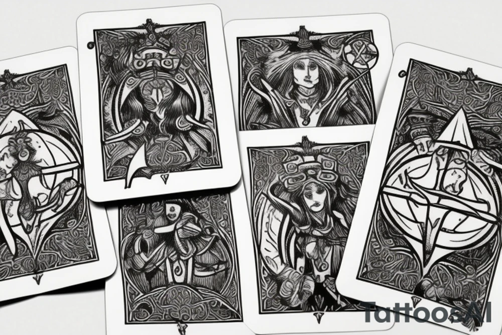 Jester tarot card tattoo idea