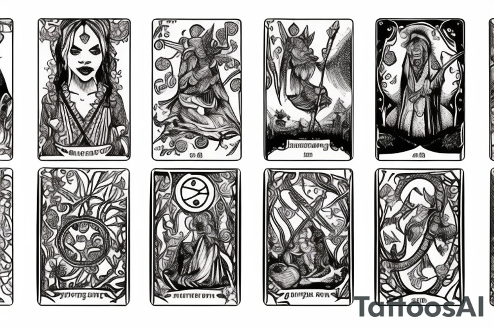 Jester tarot card tattoo idea