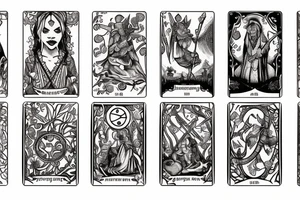 Jester tarot card tattoo idea