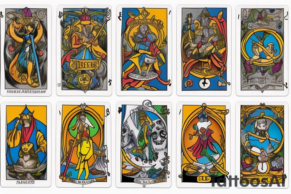 Jester tarot card tattoo idea