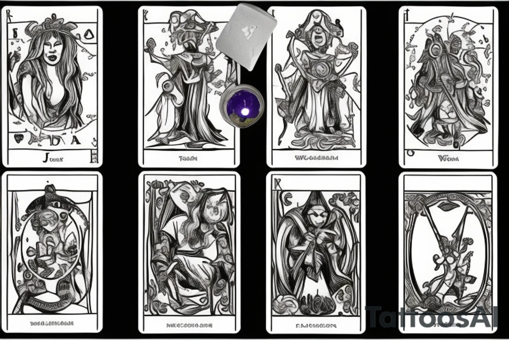 Jester tarot card tattoo idea