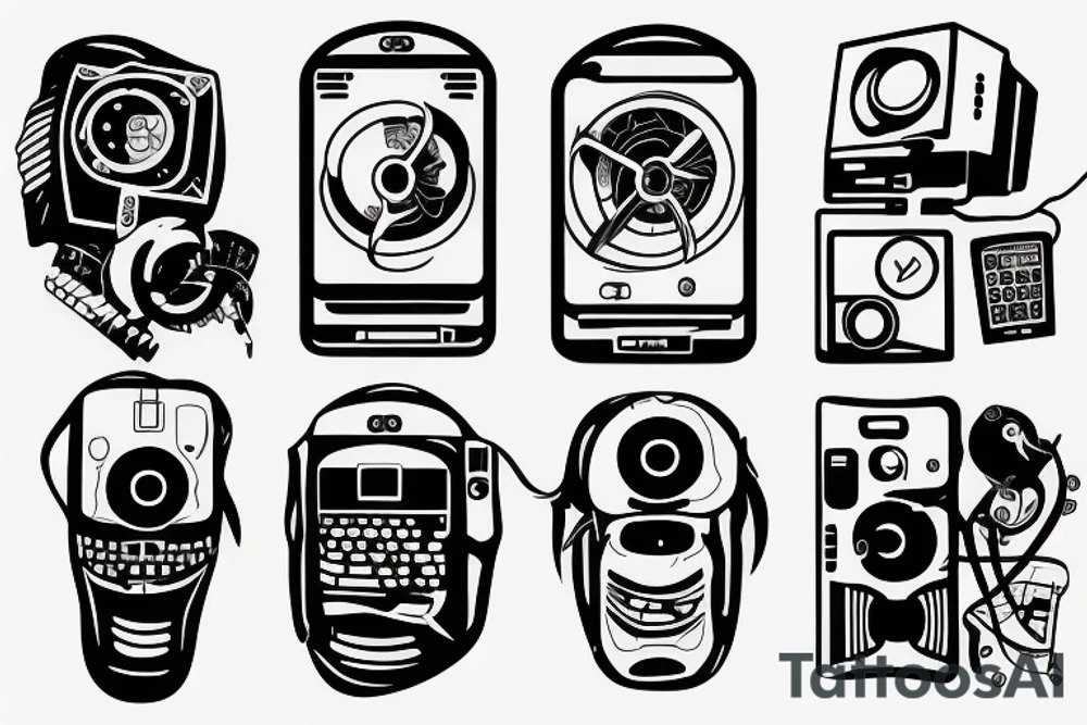 computer technolgy tattoo idea