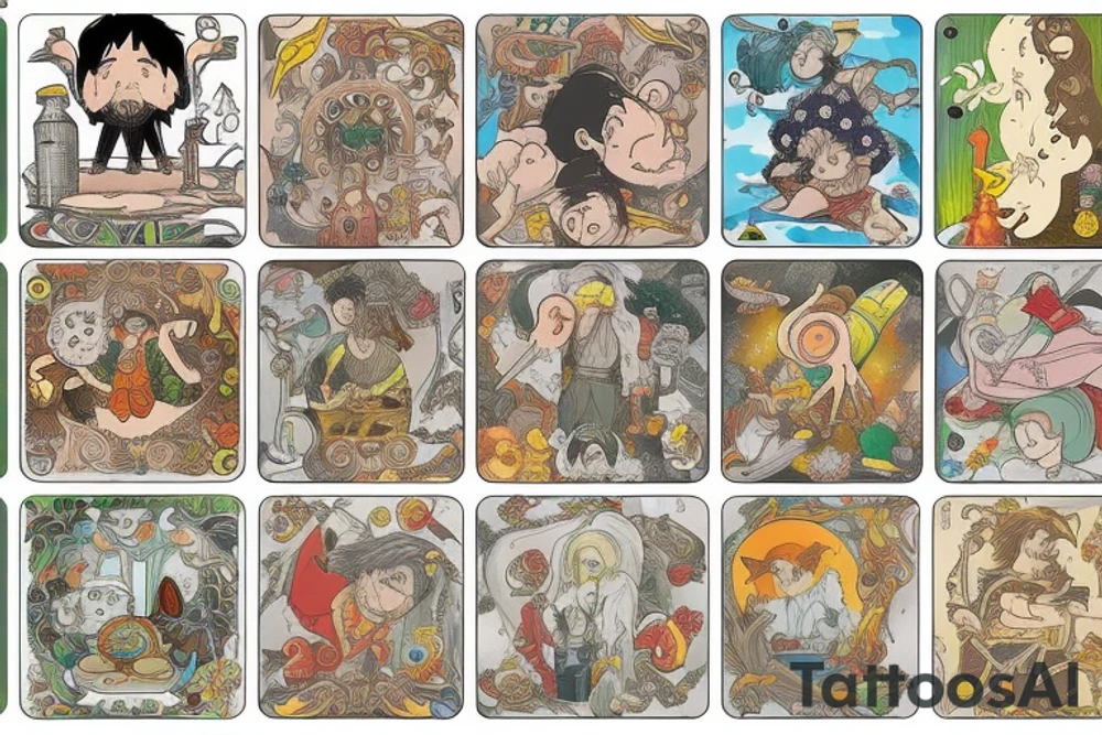 The fool tarot card tattoo idea