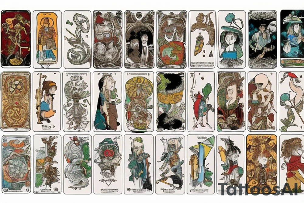 The fool tarot card tattoo idea