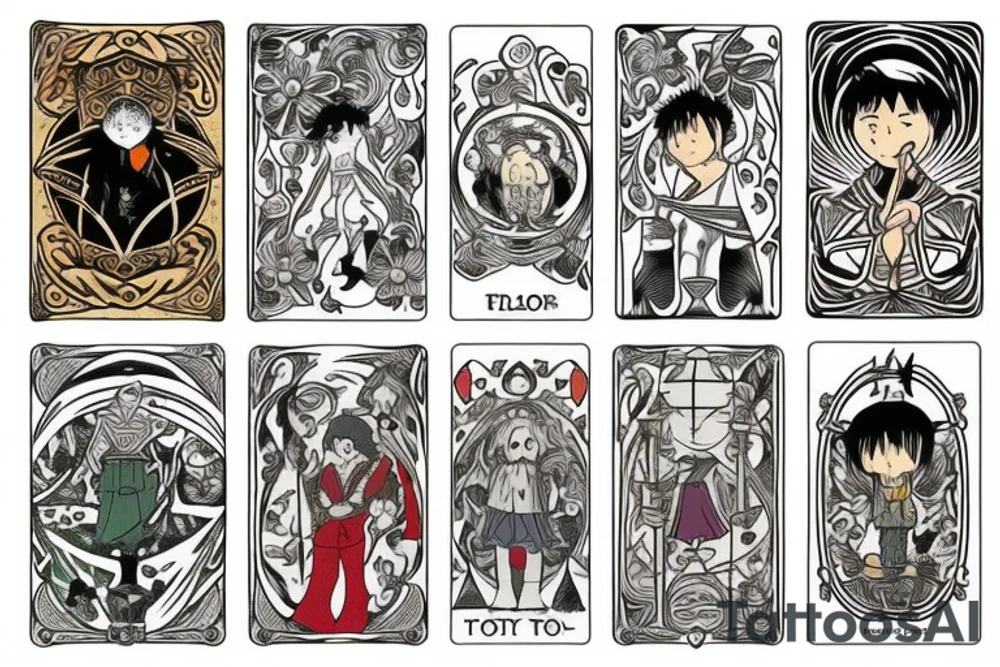 The fool tarot card tattoo idea