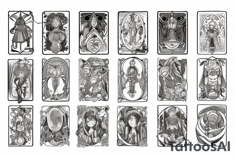 The fool tarot card tattoo idea