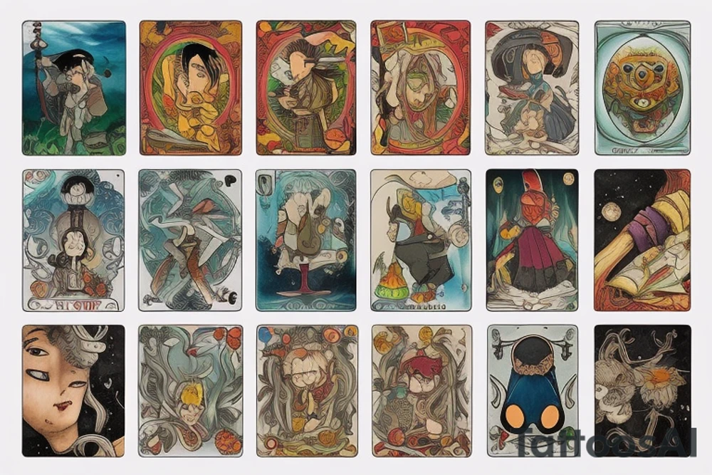 The fool tarot card tattoo idea