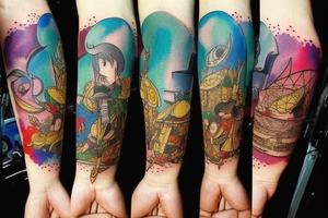 Tarot card tattoo idea