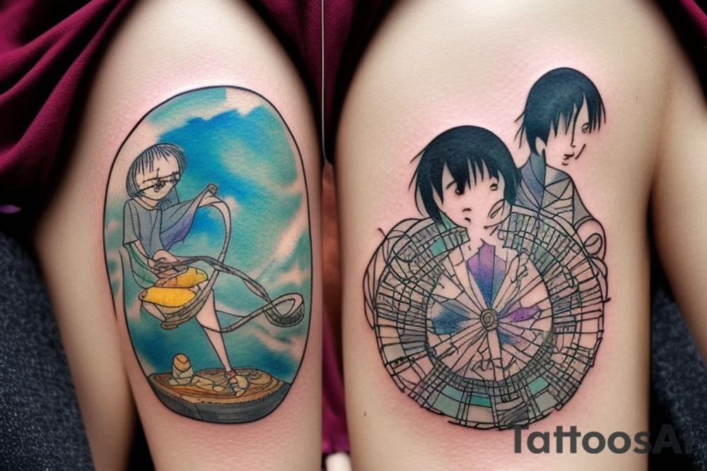 Tarot card tattoo idea