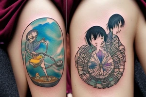Tarot card tattoo idea