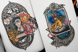 Tarot card tattoo idea