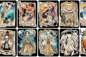 Tarot card tattoo idea