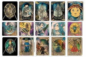 Tarot card tattoo idea