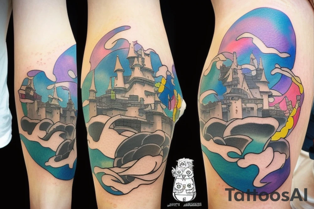 Moving castle tattoo idea