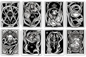 The Fool tarot card tattoo idea