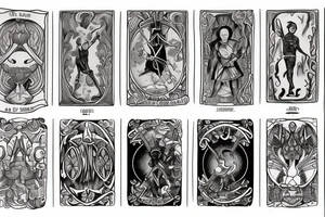 The Fool tarot card tattoo idea