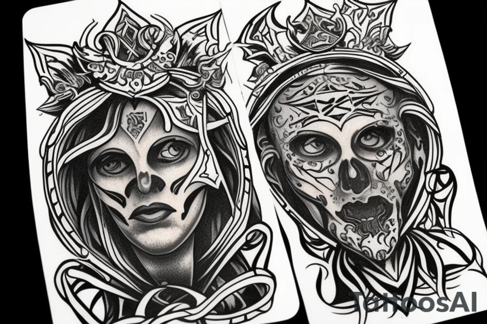 The Fool tarot card tattoo idea