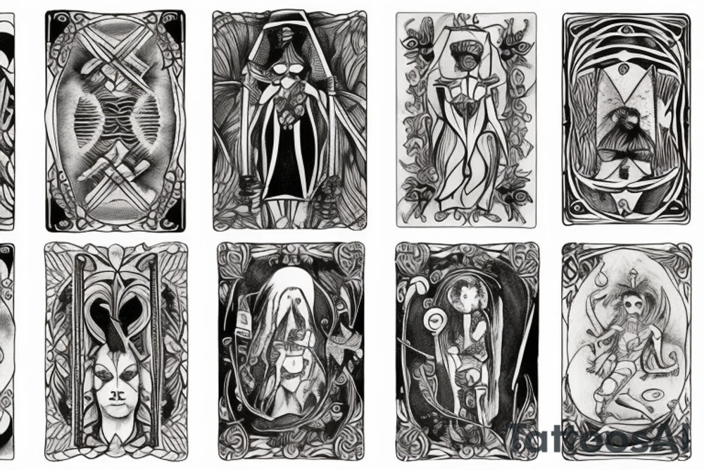 The Fool tarot card tattoo idea