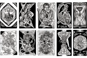 The Fool tarot card tattoo idea