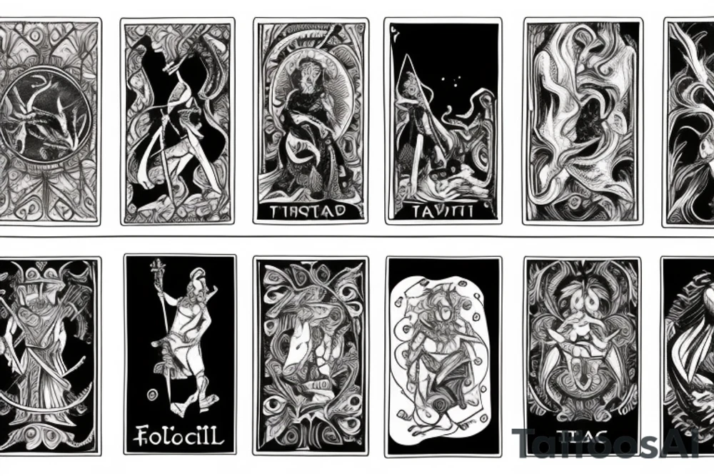 The Fool tarot card tattoo idea