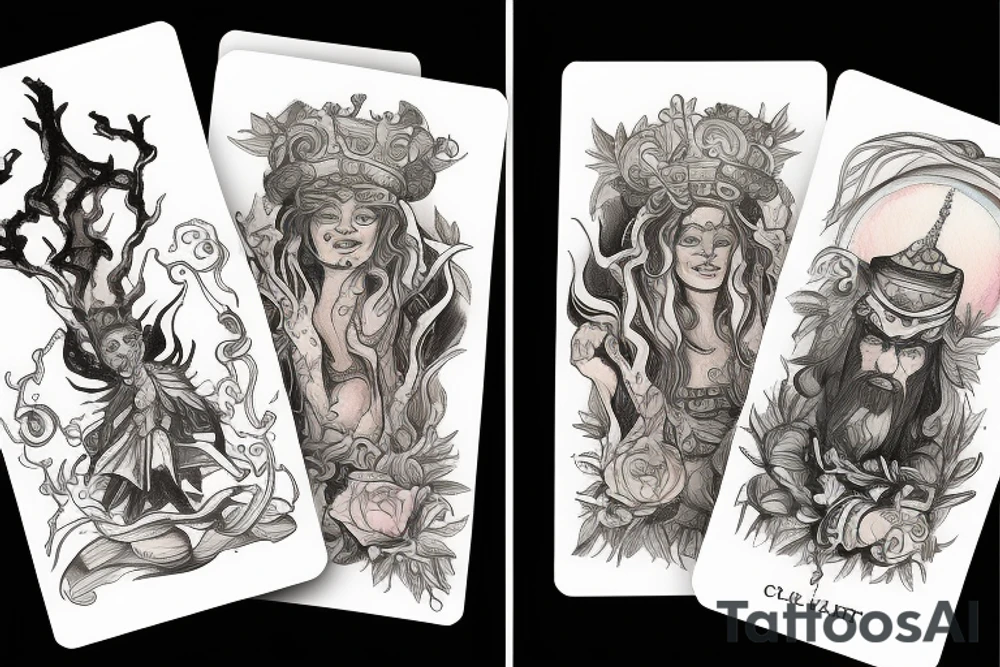 The Fool tarot card tattoo idea