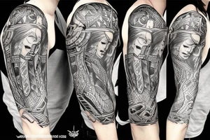 Shield maiden tattoo idea