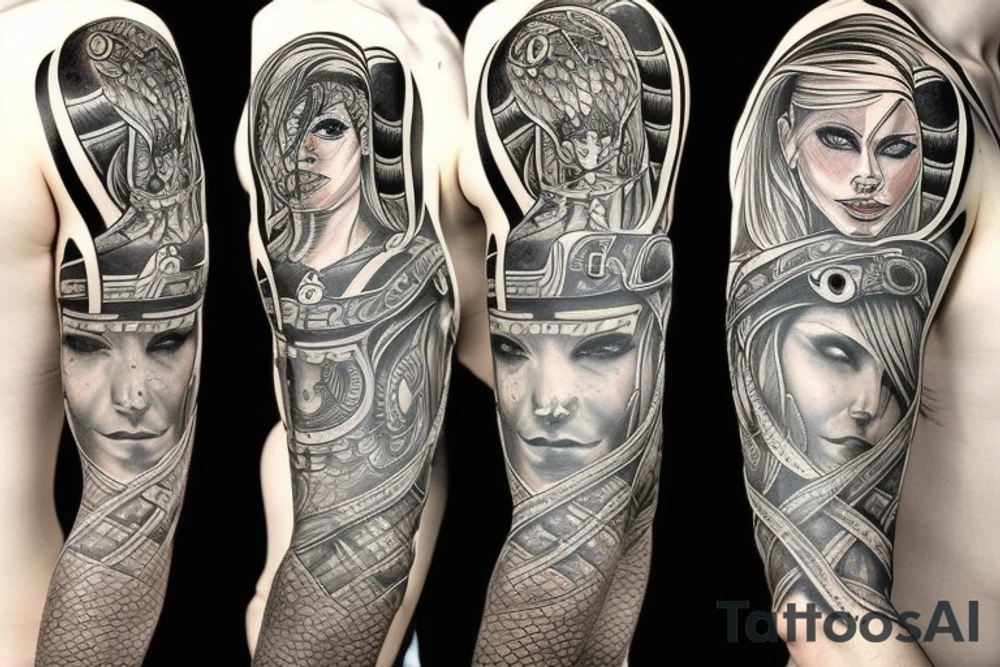 Shield maiden tattoo idea