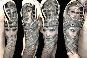 Shield maiden tattoo idea