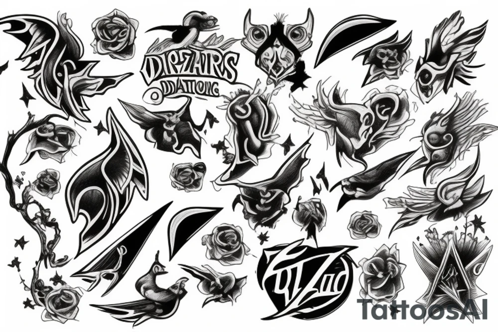 When wizards dream tattoo idea
